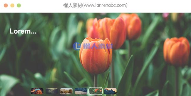 jQuery轮播图插件camRoll Slider